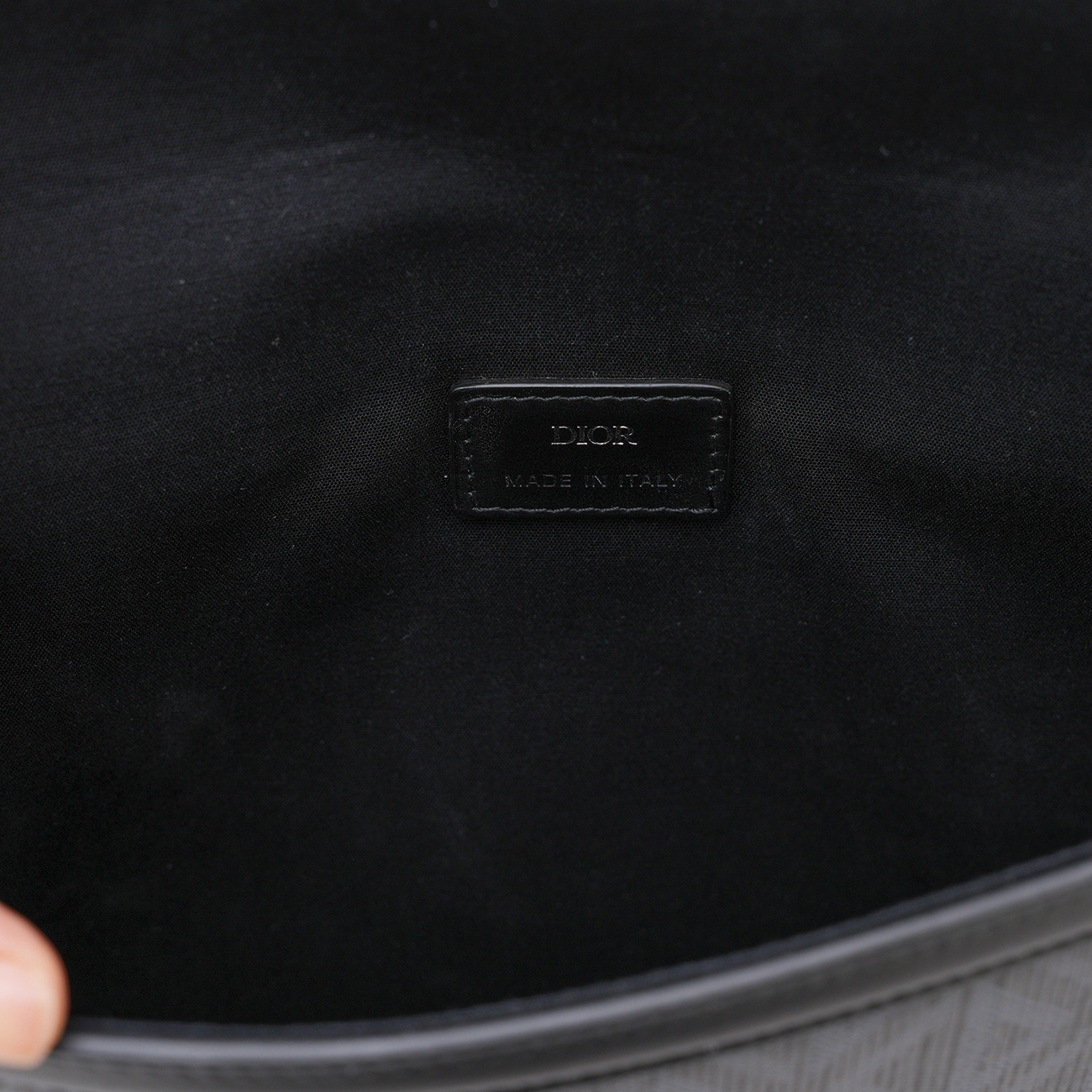 CHRISTIAN DIOR(USED)디올 옴므 힛 더 로드 플랩 파우치